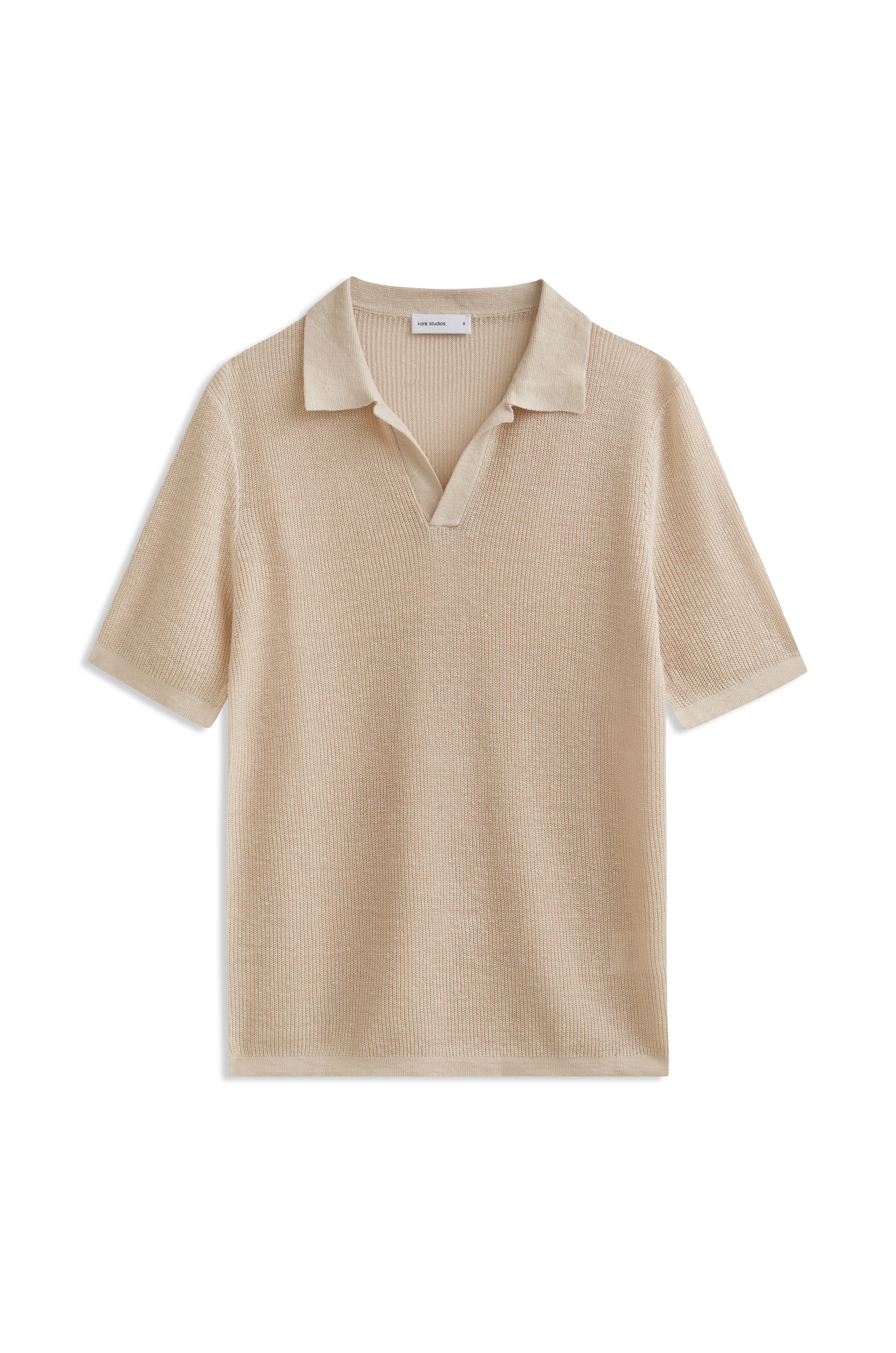 Lucca Linen Polo Sand